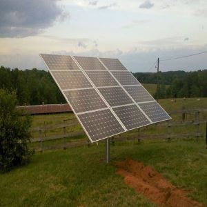 Pemasangan tiang solar single pole solar, panel surya frame