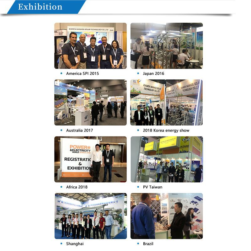 Exhibition of Solar Panel Ground Mounting Structure Pile System