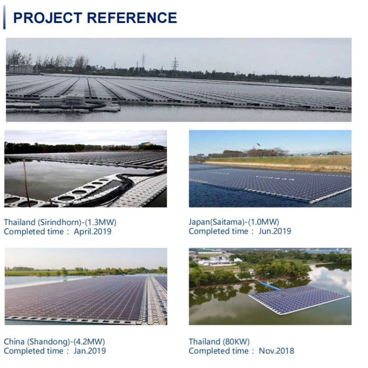 Solar Floating Racking System Site Solar floating racking system on site Solar Floating Racking System Site Solar floating racking system on site