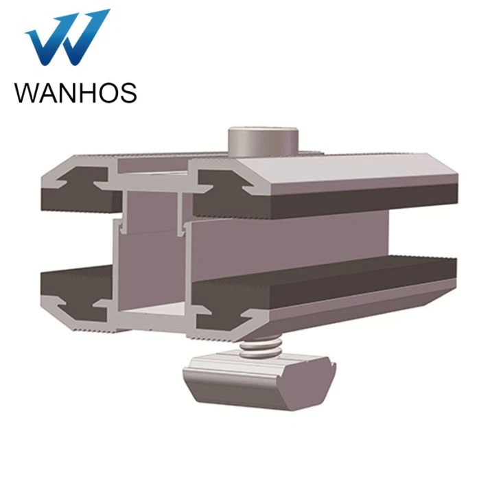 Frameless Solar Panel Inter Clamp Solar Mounting