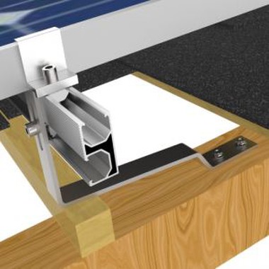 Flat Metal Roof Hook Stand Untuk Panel Surya