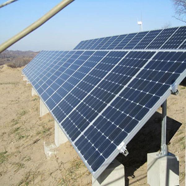 Ground Mounted Galvanized Steel Solar Panel Structure