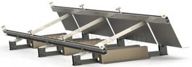 Sistem Pemasangan Panel Surya Aluminium Ballasted