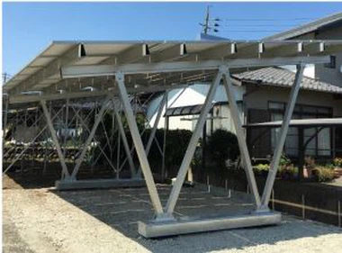 Sistem Pemasangan Aluminium Solar Carport