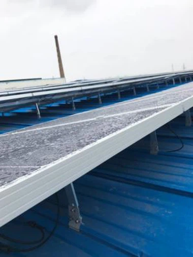 Panas menjual harga rendah sistem pemasangan atap surya Pitched