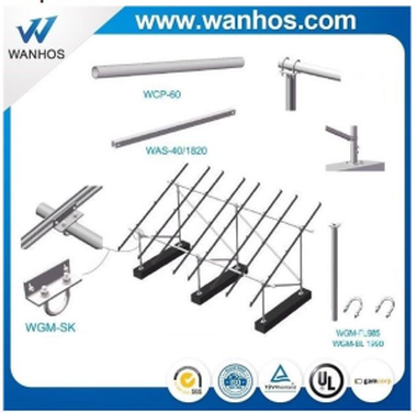 Panas menjual sistem pemasangan atap braket surya