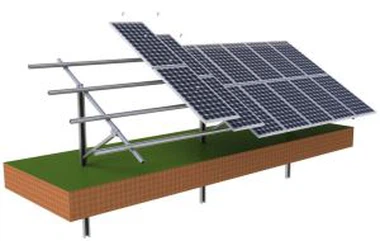 Kit Braket Panel Surya Yang Dipasang Di Tiang Tanah
