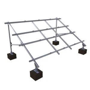Solar Flat Bracket Roof Hot-dip Galvanis Shelf Rail berbentuk C