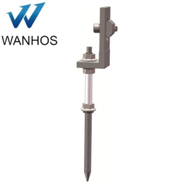 Solar Tin Roof Aluminium L-feet Untuk Solar Mounting Bracket / L Feet Untuk Sistem Pemasangan Panel Surya Pv