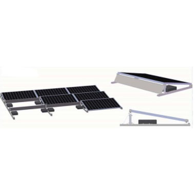 Home Flat Roof panel surya sistem mounting