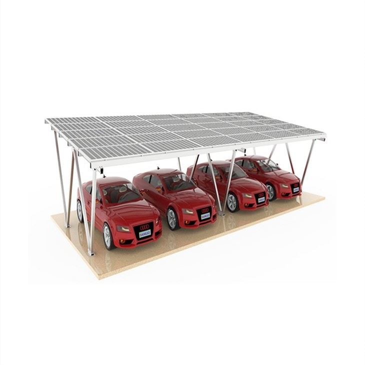 Rak Logam Parkir Mobil Tenaga Surya