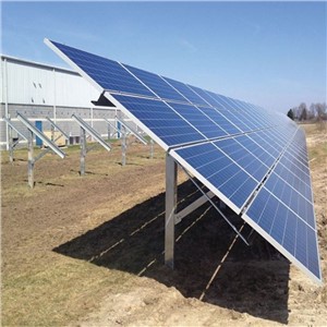 Rak Panel Surya Tanah Aluminium